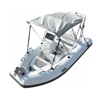 Bateau pneumatique semi-rigide (RIB) Orca Hypalon 360 de 12 pieds à coque en aluminium haute vitesse pour la dérive - Offre Spéciale