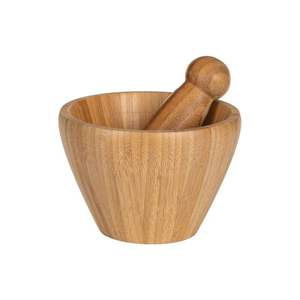 Utensilios de Cocina, Mortero y Maja de Madera Elegantes de Alta Calidad y Triturador de Pastillas Medicinales - Product Image 2