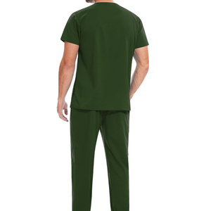 Premium Quality Men Hospital Uniform <b>Scrub</b> <b>Sets</b> Latest Design Woven Fabric Breathable Comfortable Men <b>Scrubs</b> <b>Set</b> - Product Image 2