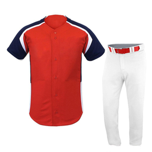 OEM Custom <b>Baseball</b> Uniform Set Jersey Pants Breathable Lightweight Polyester Quick Dry Durable Team Sportswear OEM Design - Product Image 4