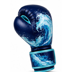 ถุงมือชกมวยออกแบบพิเศษสำหรับมืออาชีพ ถุงมือชกมวยหนังคุณภาพสูง ทนทาน - Product Image 4