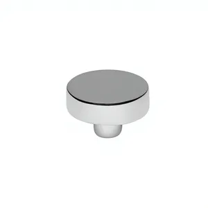Fancy Round Stainless Steel Cabinet Knob for Furniture White & Black Matte Handle Drawer Door <b>Wardrobe</b> Furniture Handle Drawer - Product Image 1