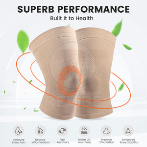 <b>High</b> Quality Breathable Compression <b>Knee</b> Sleeves for Unisex Fitness Performance and Training Nylon/Polyester Material - Product Image 5