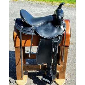 Selles d'équitation européennes avec gravure décorative, articles équestres, selle anglaise en cuir véritable, prix d'usine - Product Image 6