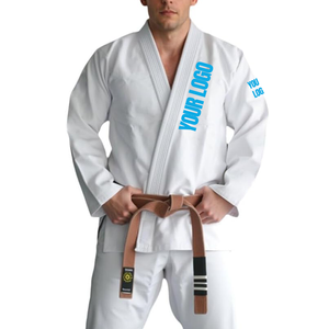 Uniforme de Jiu Jitsu Brasileño BJJ de Alta Calidad, 100% Algodón, Tejido Perla, para Unisex, Ropa Profesional de Artes Marciales, BJJ Front - Product Image 6