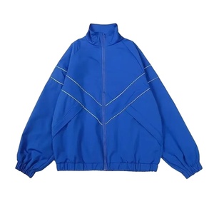 Marque à la mode Streetwear à manches longues boutonné mode vêtements d'extérieur pour Couples hommes coupe ample veste peau de mouton col toile - Product Image 1