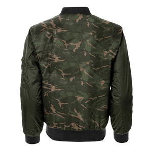 Personalizable chaqueta de bombardero unisex a prueba de viento ligero logotipo personalizado colores moda Casual prendas de vestir exteriores al por mayor OEM/ODM disponible - Product Image 2