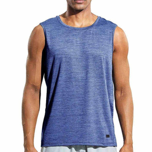 Tank Tops <b>Men</b> 100% Cotton Solid Vest Male Breathable Sleeveless Tops Slim Casual Gym Running Comfortable Undershirt <b>Men's</b> - Product Image 5