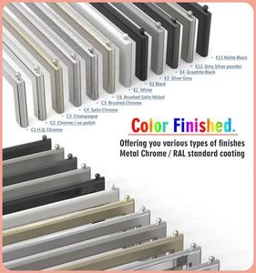 Porte-vêtements de qualité supérieure en zinc chromé à 1 étagère, hauteur réglable, montage facile pour les magasins et une utilisation en intérieur/extérieur - Product Image 6