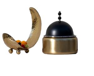 Casseroles de buffet de nourriture au design élégant chauffe-plats décoratif en métal marmite chaude de Ramadan arabe finie personnalisée - Product Image 3