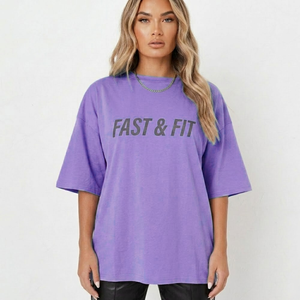 <b>Top</b> Quality Wholesale Custom Cotton Summer Clothes Casual Slim Fit Crew Neck Women T Shirts for Sale - Product Image 5