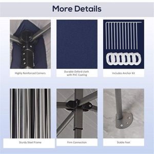 Dark Blue Pop up Canopy Tent - Product Image 5