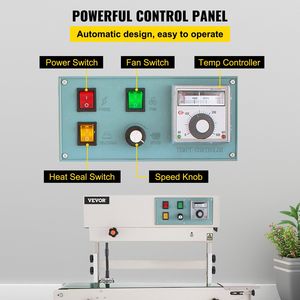 FR-900 di controllo digitale della temperatura verticale automatica a banda continua sigillante per la sigillatura dei film della borsa - Product Image 6