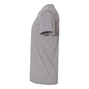 เสื้อยืดคอวีผ้าฝ้ายแท้ 100% สำหรับผู้ชาย ออกกำลังกาย ใส่สบาย ขายดีช่วงซัมเมอร์ เสื้อยืดคอวีผ้าถัก - Product Image 3