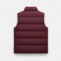 Gilet matelassé unisexe sans manches pour l'hiver, écologique, respirant, col montant, léger, séchage rapide
