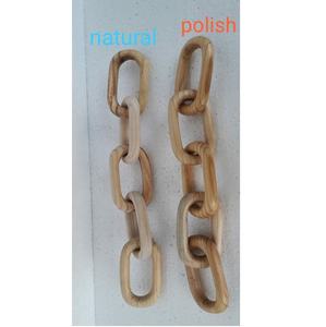 Gran Venta de cuentas de cadena de madera de pino Natural, producto de alta comercialización de supermercado para uso en decoración - Product Image 5