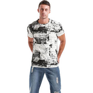 Camiseta de Alta Calidad, 100% Algodón, Estilo Hip Hop, Holgada, Oversize, con Logotipo Serigrafiado, Tallas Grandes, Casual - Product Image 2