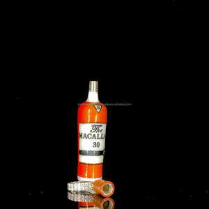 Wholesale Hip Hop Multicolor Sparkling <b>Wine</b> Bottle Jewely Pendant <b>Wine</b> <b>Glasses</b> Pendant Necklace - Product Image 5