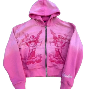 Men's Winter Casual Solid 100% Cotton Woven Custom Logo & Design Eco-Friendly Quick Dry Breathable Hooded Hoodies - Product Image 1