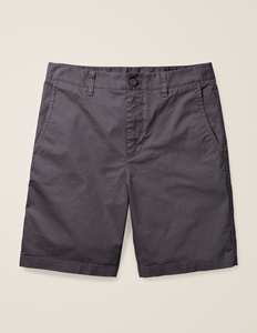 Pantalones Cortos Bermuda de Algodón Oxford para Hombre, Color Sólido, Cintura Media, Cierre de Botones, Estilo Casual con Bolsillos, Tejido Transpirable - Product Image 1