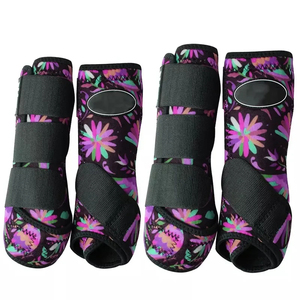 Superior Quality Best Custom Breathable Nylon Horse Fly <b>Boots</b> Full Leg Protection New Best Design OEM Service Comfortable <b>Boots</b> - Product Image 6
