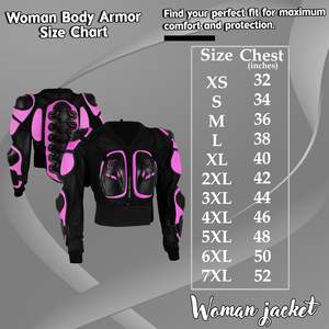 Bacca Moto Body de protection pour femme homologué CE, taille XL, pour veste de protection, motocross, moto, protection dorsale et thoracique, équipement de conduite - Product Image 4