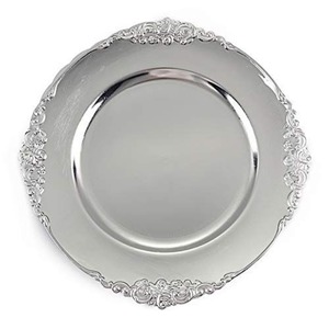 Wedding And Event Table Settings Rose Gold <b>Decorative</b> Charger <b>Plate</b> Greatest Quality Blush Pink Beaded Glass Charger <b>Plate</b> - Product Image 5