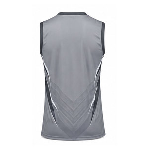 Maillot de volley-ball sans manches personnalisé, uniforme d'équipe avec tissu lisse, design léger et coupe sport confortable - Product Image 4