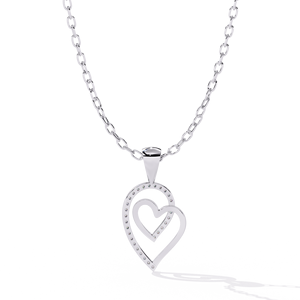 Collar con Colgante Solitario de Diamante de Laboratorio con Corte Redondo en Oro Sólido de 14K Clásico para Mujer, Regalo para Fiestas - Product Image 5
