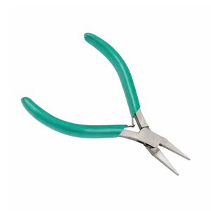 Chain Nose Pliers Jewelry Making <b>Tool</b> Teal Handle Slim Jaw Carbon Steel Precision Needle Nose Crafting Beading Hand <b>Tool</b> - Product Image 3
