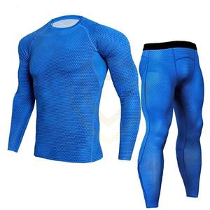Ensembles de course thermiques pour hommes, combinaison de compression fine d'automne, legging de fitness, combinaison de compression sportive - Product Image 6