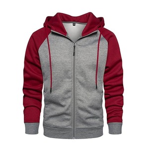 <b>Men's</b> Casual Sports Pullover <b>Hoodie</b> High Quality Long <b>Sleeve</b> Zipper Jacket Coat 100% Cotton Thermal Sweatshirt for Autumn Seaso - Product Image 5