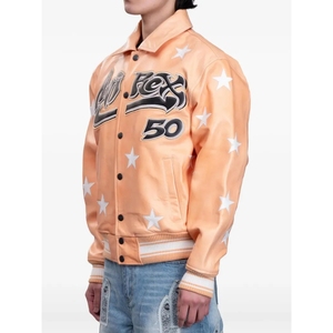 AVIREX 50th Anniversary Leather <b>Bomber</b> <b>Jacket</b> | Genuine Cow Leather Varsity Streetwear Breathable All Seasons <b>Vintage</b> <b>Jacket</b> - Product Image 4