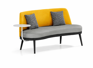 Ensemble de bancs modulaires contemporains rembourrés – Mobilier moderne pour salles d'attente et de réception (bureaux, hôpitaux, cliniques, hôtels, maisons) - Product Image 2