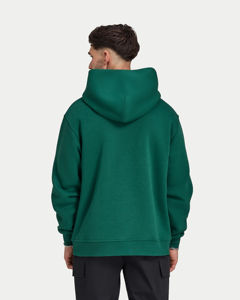 Men's <b>Pink</b> Hooded Sweatshirt Regular Fit Solid Color knitted Casual <b>Hoodie</b> with Front Pocket Autumn Wear - Product Image 2