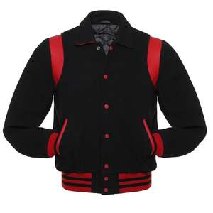 Chaqueta Varsity de Béisbol Personalizada OEM para Hombre, Modelo Letterman de Invierno, con Bordado Chenille y Relleno de Poliéster, Venta al Por Mayor Disponible - Product Image 1