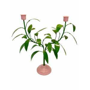 Porte-bougie artistique contemporain, support à bougie géométrique en métal, élégant centre de table pour la décoration intérieure et les événements de mariage - Product Image 4