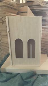 Rustic Wood <b>Crate</b> Boxes with Handles Organizer <b>Storage</b> use for Closet & Cabinets Home Christmas Containers New Year gift box - Product Image 5