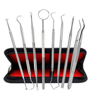 Kit Dental Manual de Alta Calidad para Blanqueamiento Dental, Espejo, Pinzas, Set Básico de Examen Dental, CE ISO, Marca Grip Surgical - Product Image 1