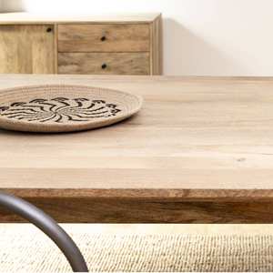 Table à manger Vandana Solace Nova en bois de manguier avec extensions - Product Image 4