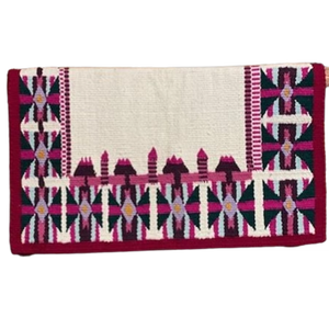 Wool Western Saddle Pad Horse Saddle Blanket Custom OEM Bulk Manufacturer Wholesale Export Supplier - Product Image 1