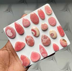 MAHNAJ GEMS Natural Rhodochrosite A One Quality 100% Natural Rhodochrosite Cabochon Loose Gemstone For Making Jewelry JAIPUR - Product Image 5