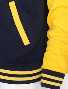 Chaquetas Varsity de Béisbol Personalizadas OEM de Alta Calidad para Hombre, Chaqueta Varsity Personalizada con Letras para Hombre con Mangas de Cuero - Product Image 5