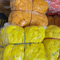 Bunga Marigold Warna Asli Buatan Tangan 5 Kaki Garland Oranye Wisuda Hari Ibu Kembali ke Sekolah Hari Valentine