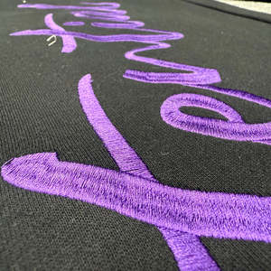 Pantalon de survêtement homme personnalisé pour l'hiver, patchwork peint, brodé, double taille, coupe droite décontractée avec jambe large évasée - Product Image 4