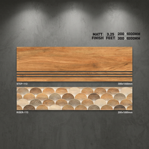 Carreaux de marche en céramique émaillée effet marbre Vistaar, finition mate antidérapante, 100x30, pour intérieur et extérieur, matériaux de construction - Product Image 4