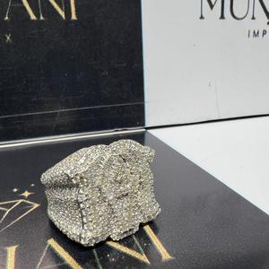 Classic Diamond Engagement Fine <b>Rings</b> 925 Sterling <b>Silver</b> IGI Certified <b>Emerald</b> Cut Wedding <b>Ring</b> for Party Occasions - Product Image 3