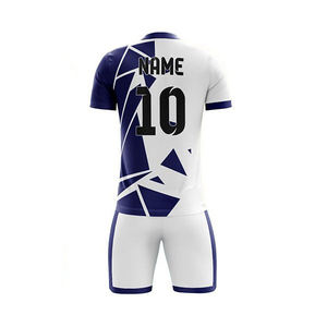 Ensembles d'uniformes de football unisexes professionnels de qualité supérieure, légers, imprimés, respirants, avec short, design personnalisé - Product Image 6