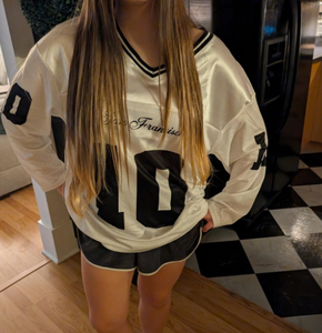 Camisetas de Fútbol Americano Personalizadas Unisex, Transpirables, de Talla Grande, de Secado Rápido, 100% Poliéster, con Parche Bordado, Uniformes de Equipo - Product Image 2