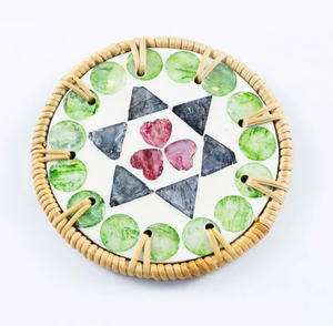 Sous-verres de luxe écologiques en bambou – Ensemble multi-pièces pour mariage et Thanksgiving - Product Image 3